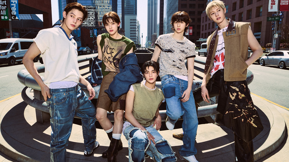 An image still of the K-pop boy band CORTIS, from the immersive documentary short of the same name.