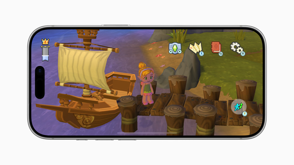 MySims Kingdom displayed on iPhone 17 Pro.