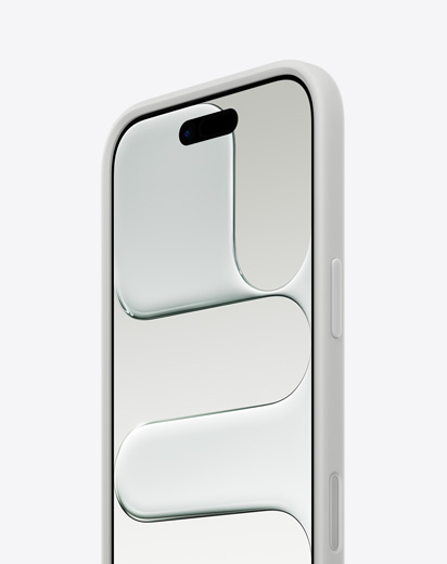 iPhone Air, вид спереду, вид збоку, тонкий колір, прикріплено світло-сірий чохол-бампер